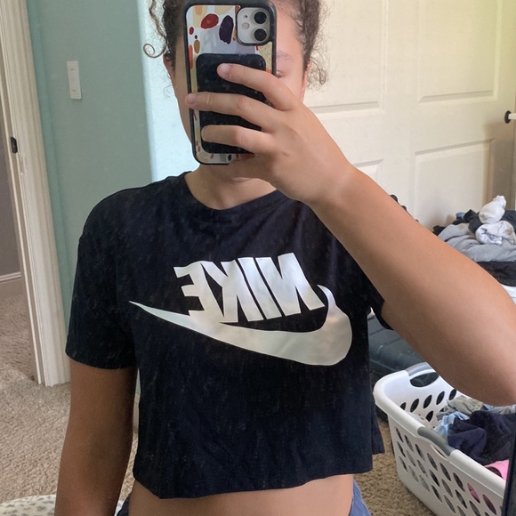 Black, Nike crop top - Picture 2 of 3